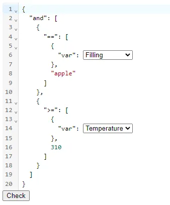 Dropdowns in the editor